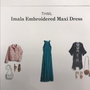 THML Stitch Fox Maxi Dress